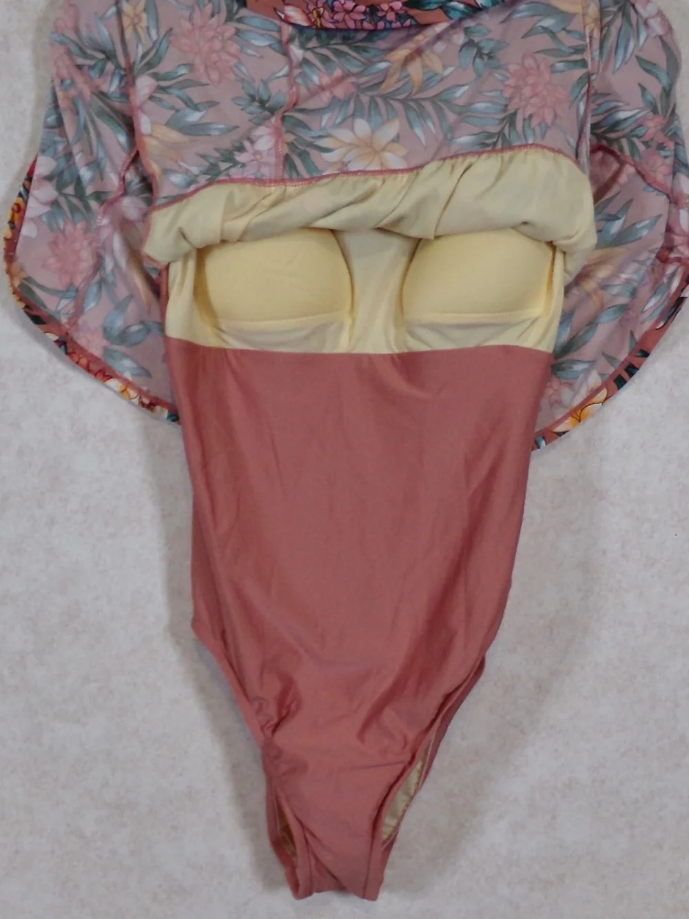 NWT Swim Solutions Rose Pink 1 Pc Swim Dress Bust,Tummy & Waist Support Size 10 - Picture 7 of 10